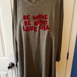 Women's Sonoma Goods For Life® Cozy Long Sleeve V-Neck Sleepshirt XL